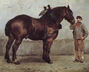 The working horse Otto Bache